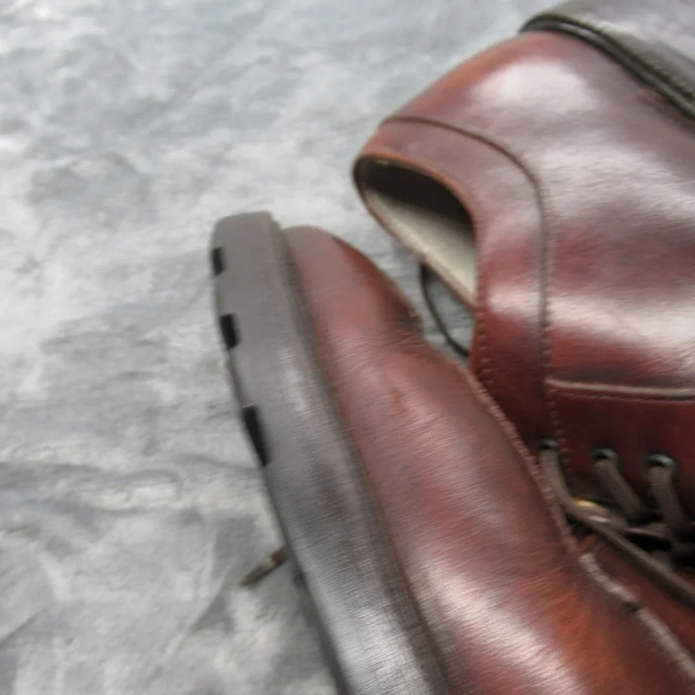 Salvatore Ferragamo Dress‎ Shoes Men 7 US 41 EU Brown Leather Lace-Up Italy Made
